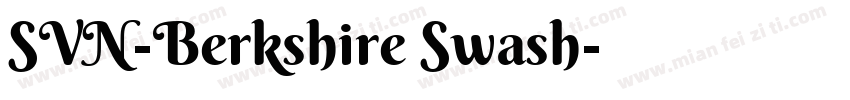 SVN-Berkshire Swash字体转换